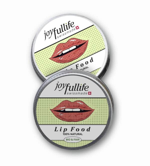 Joyfullife Natürlicher Bio Lippenbalsam mit Lanolin, Sheabutter, Kakaobutter und Panthenol – hergestellt in der Schweiz