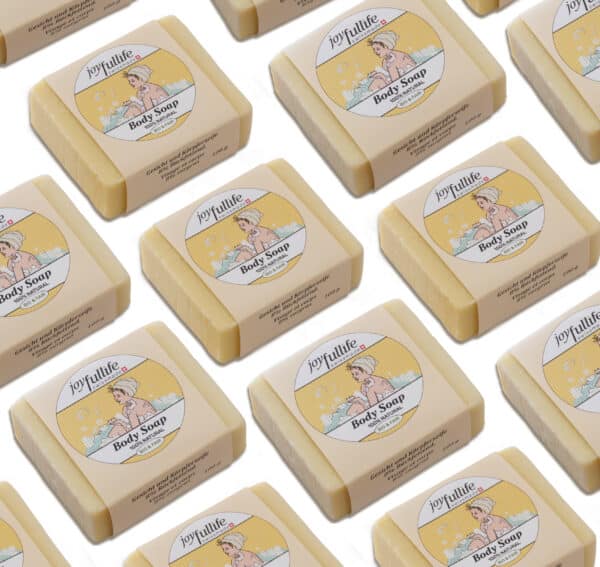 Joyfullife Handgemachte Bio Duschseife aus der Schweiz – 100% natürlich, 8% rückfettend, Kaltprozessverfahren