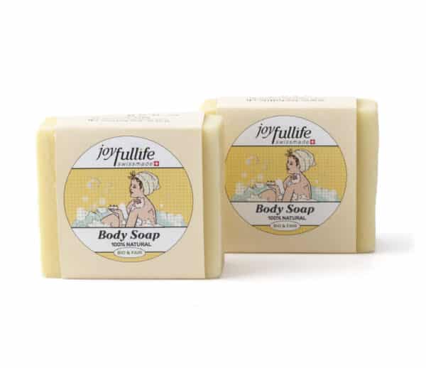 Joyfullife Handgemachte Bio Duschseife aus der Schweiz – 100% natürlich, 8% rückfettend, Kaltprozessverfahren
