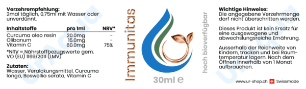 Immunitas COC Curcuma / Olibanum /  Vit-C