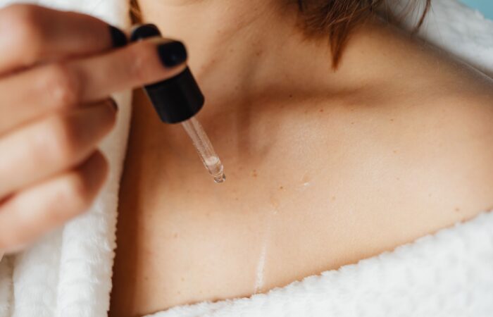 Serumflasche mit Pipette